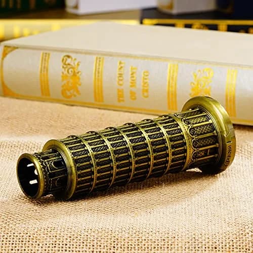 DS. DISTINCTIVE STYLE Metallic Leaning Tower of Pisa Statue 16cm (6 Inch) | Authentic Italian Landmark Replica thumbnail 6
