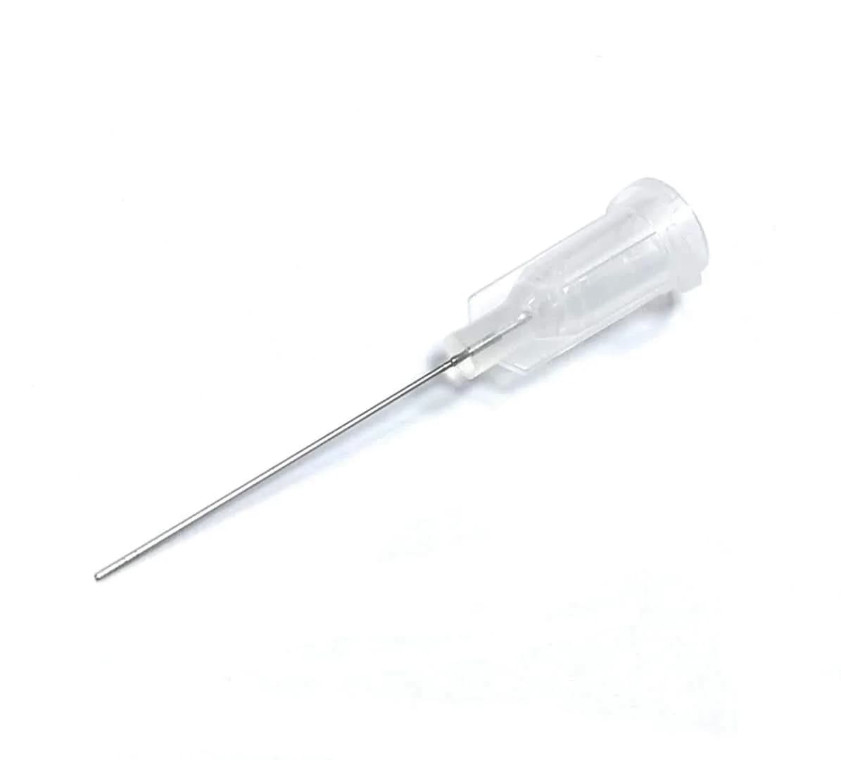 SANANTS 27 Gauge 1in Blunt Tip Dispensing Syringe Needles, Clear 50 PCS | Precision Applicators for Lab & Crafts - main product image