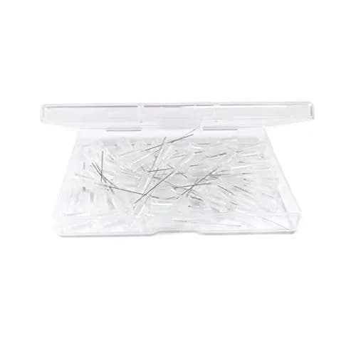 SANANTS 27 Gauge 1in Blunt Tip Dispensing Syringe Needles, Clear 50 PCS | Precision Applicators for Lab & Crafts thumbnail 3