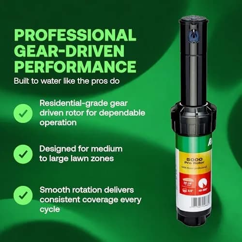 Rain Bird 5000 Rotor with Nozzle Tree 10 Pack | Adjustable, Durable, Professional Irrigation System thumbnail 2