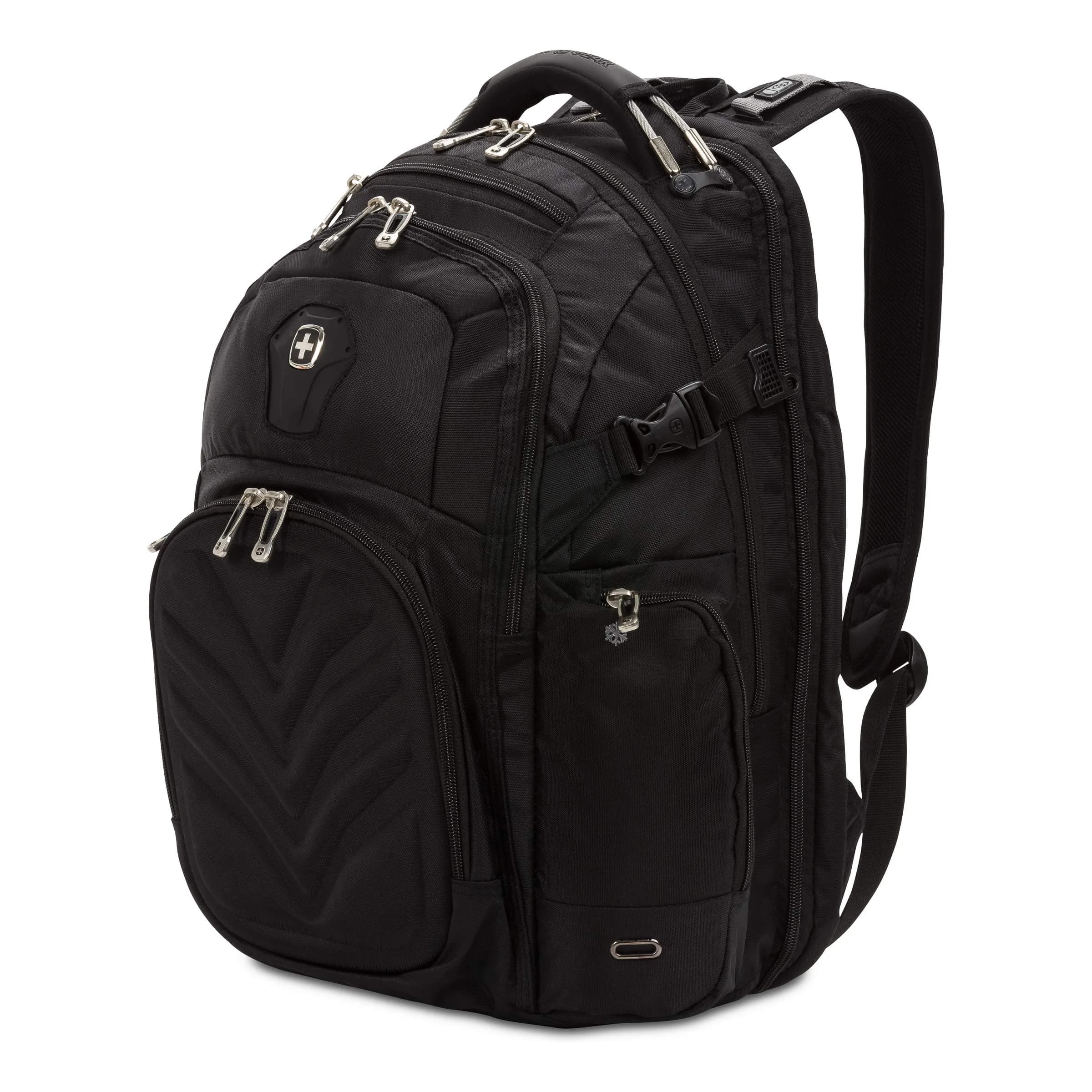 SwissGear 5709 ScanSmart Laptop Backpack | Fits Most 15 Inch Laptops & Tablets, TSA-Friendly, Water-Resistant — Large