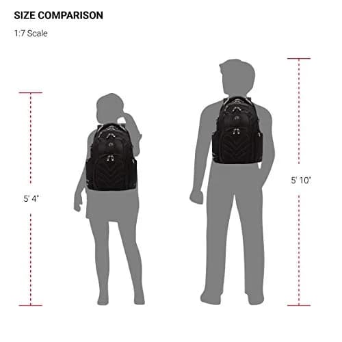 SwissGear 5709 ScanSmart Laptop Backpack | Fits Most 15 Inch Laptops & Tablets, TSA-Friendly, Water-Resistant thumbnail 6