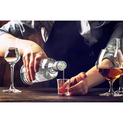 Kolder Mini Measure Set of 2 | 20-Increment Glass Shot Glass for Liquid & Dry Ingredients thumbnail 7