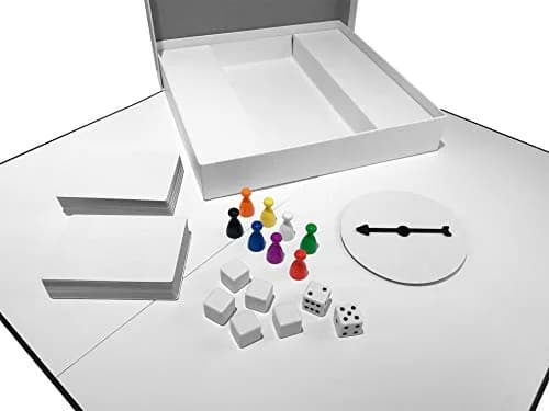 Apostrophe Games Create Your Own Board Game Kit, DIY Set with Blank Board & Game Pieces, 45.6cm x 45.5cm x 0.1cm | Educational & Non-Toxic thumbnail 3