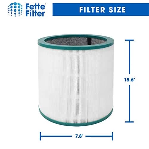 Fette Filter 2 Pack True HEPA Replacement Filters for Dyson TP00, TP01, TP02, TP03, BP01, AM11 7.8"x15.6"x7.8" | Captures Dust, Pollen, Pet Dander thumbnail 4