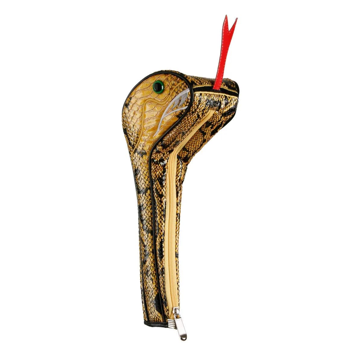 Sahara Yellow Snake Driver Headcover for Golf Clubs | Fits 460cc Drivers with Zippered Closure - main product image