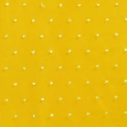 DUPATTA BAZAAR Embellished Yellow & Gold Net Dupatta 240cm (2.4m) | Party & Festive Wear thumbnail 6