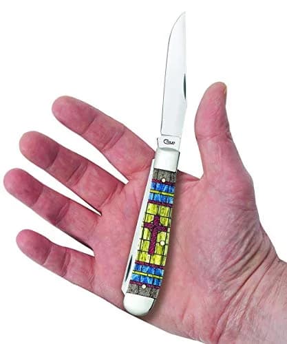 Case Pocket Knife Trapper 4 1/8 Inches | Stainless Steel Blade for Outdoors & Hunting thumbnail 5