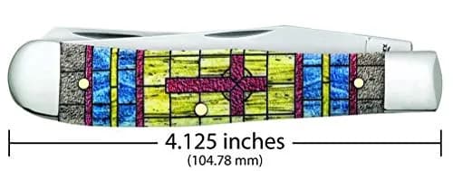 Case Pocket Knife Trapper 4 1/8 Inches | Stainless Steel Blade for Outdoors & Hunting thumbnail 2