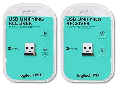 Logitech USB Unifying Receiver - 2 Pack | Compatible with Logitech Wireless Devices thumbnail 4