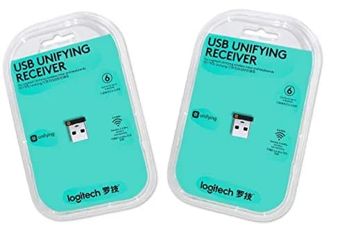Logitech USB Unifying Receiver - 2 Pack | Compatible with Logitech Wireless Devices thumbnail 5