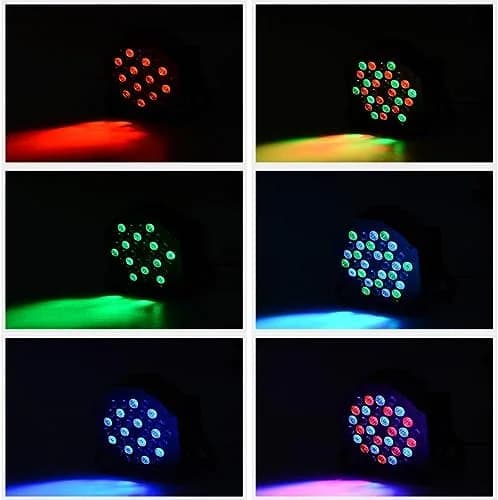 Litake Stage Par Lights, RGB 36 LED 2 Pack | Sound Activated, DMX & Remote Control (70-120 chars) thumbnail 3