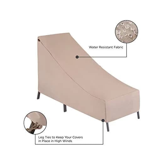 MODERN LEISURE Chalet Patio Chaise Lounge Outdoor Cover 65 x 28 x 29 inches | Water-Resistant thumbnail 3