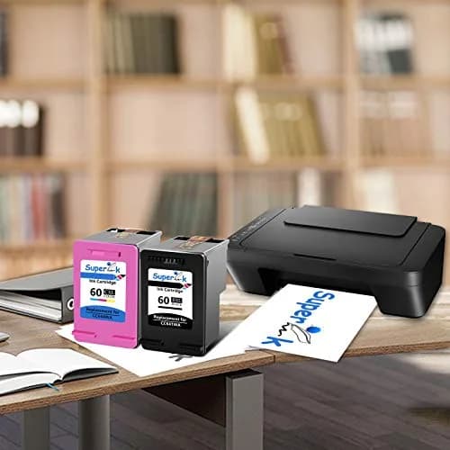SuperInk Remanufactured Ink Cartridge for HP 60XL CC641WA CC644WA | Compatible for Deskjet & Envy Printers thumbnail 5