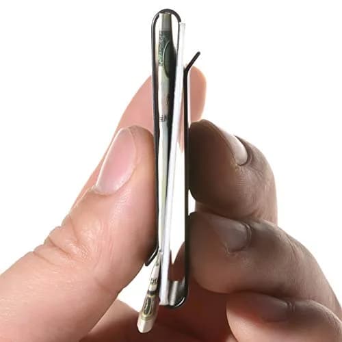 CKLT Money Clip, Cash Clip, Minimalist Wallet Slim Wallet, Stainless Steel, Secure & Stylish for Men & Boys thumbnail 4