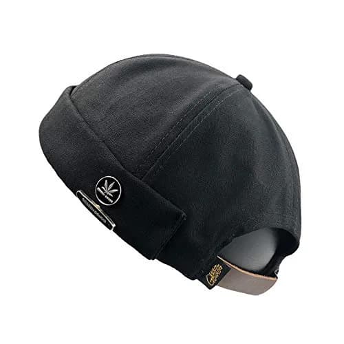 FASHIXD Men Hats Docker Cap Adjustable Cotton Retro Sailor Cap (One Size) thumbnail 1