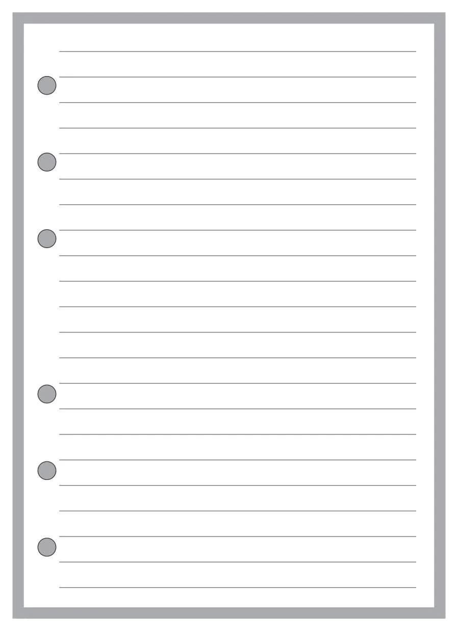 Handy Forms A6 Size Note Paper 50 Sheets | 1/4" Rule, Heavyweight, High-Quality — white