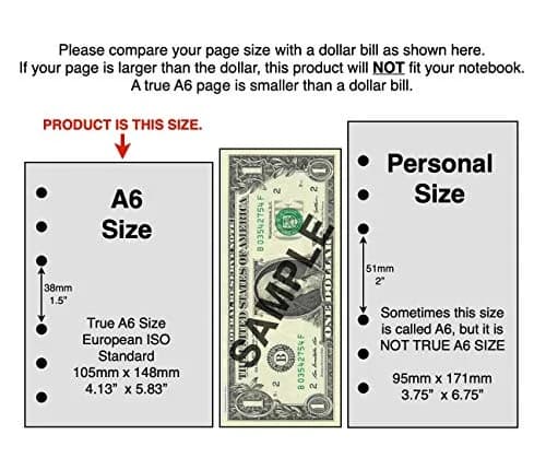 Handy Forms A6 Size Note Paper 50 Sheets | 1/4" Rule, Heavyweight, High-Quality thumbnail 2