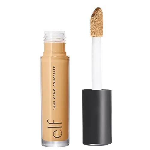 e.l.f. 16HR Camo Concealer Medium Peach Full Coverage Matte Finish 6ml (0.2 Fl Oz) | Hydrating Formula thumbnail 1