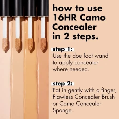 e.l.f. 16HR Camo Concealer Medium Peach Full Coverage Matte Finish 6ml (0.2 Fl Oz) | Hydrating Formula thumbnail 5