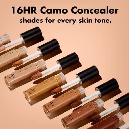 e.l.f. 16HR Camo Concealer Medium Peach Full Coverage Matte Finish 6ml (0.2 Fl Oz) | Hydrating Formula thumbnail 6