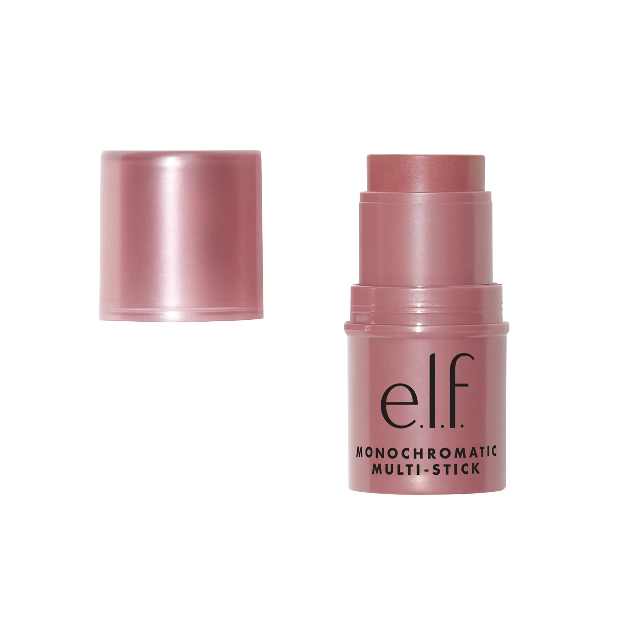 e.l.f. Monochromatic Multi Stick Sparkling Rose 5g (0.17 Oz) | Cream-to-Powder Blush for Eyes, Lips & Cheeks - main product image
