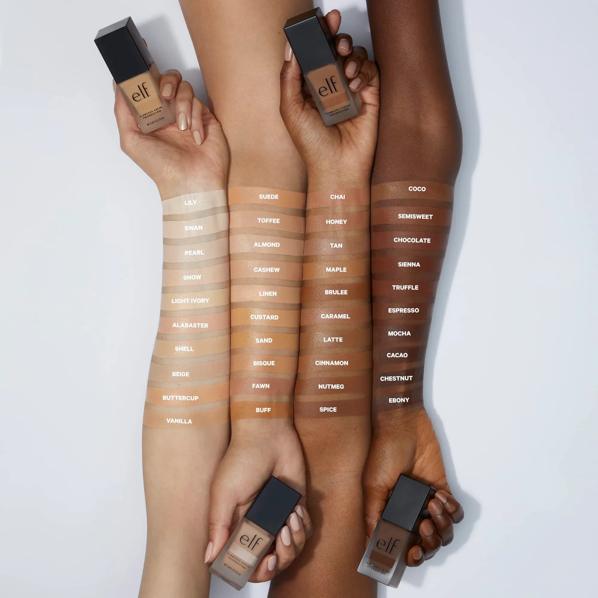 e.l.f. Flawless Satin Foundation, Maple, 20ml (0.68 Fl Oz) | Lightweight Medium Coverage - view 3