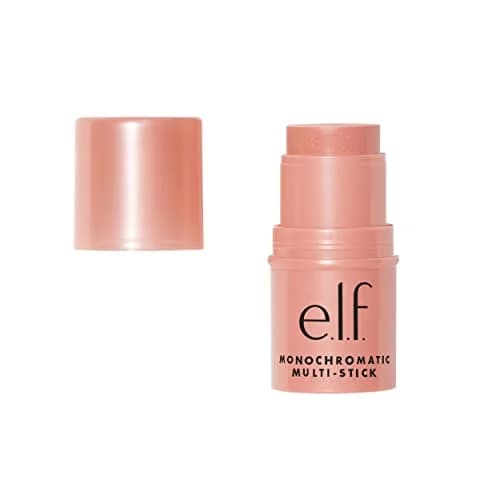e.l.f. Monochromatic Multi Stick Glistening Peach 5ml (0.155 Oz) | Cream-to-Powder Versatile Makeup thumbnail 1