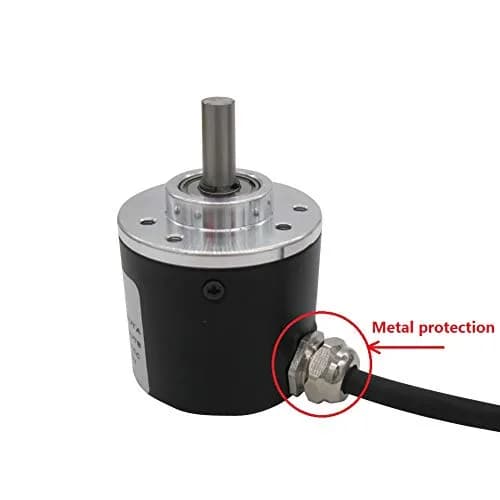 Taiss AB 2 Phase Incremental Rotary Encoder 100P/R DC 5-24V 6mm Shaft | Electronic Component for Control Systems thumbnail 4