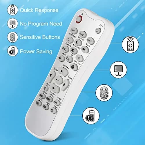 Optoma Replacement Remote Control for HD26 GT1080 GT141X DH1008 EH200ST | L-27-5KEY Controller thumbnail 4