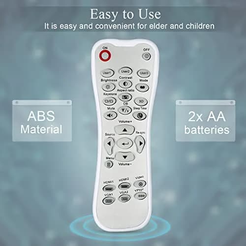 Optoma Replacement Remote Control for HD26 GT1080 GT141X DH1008 EH200ST | L-27-5KEY Controller thumbnail 6