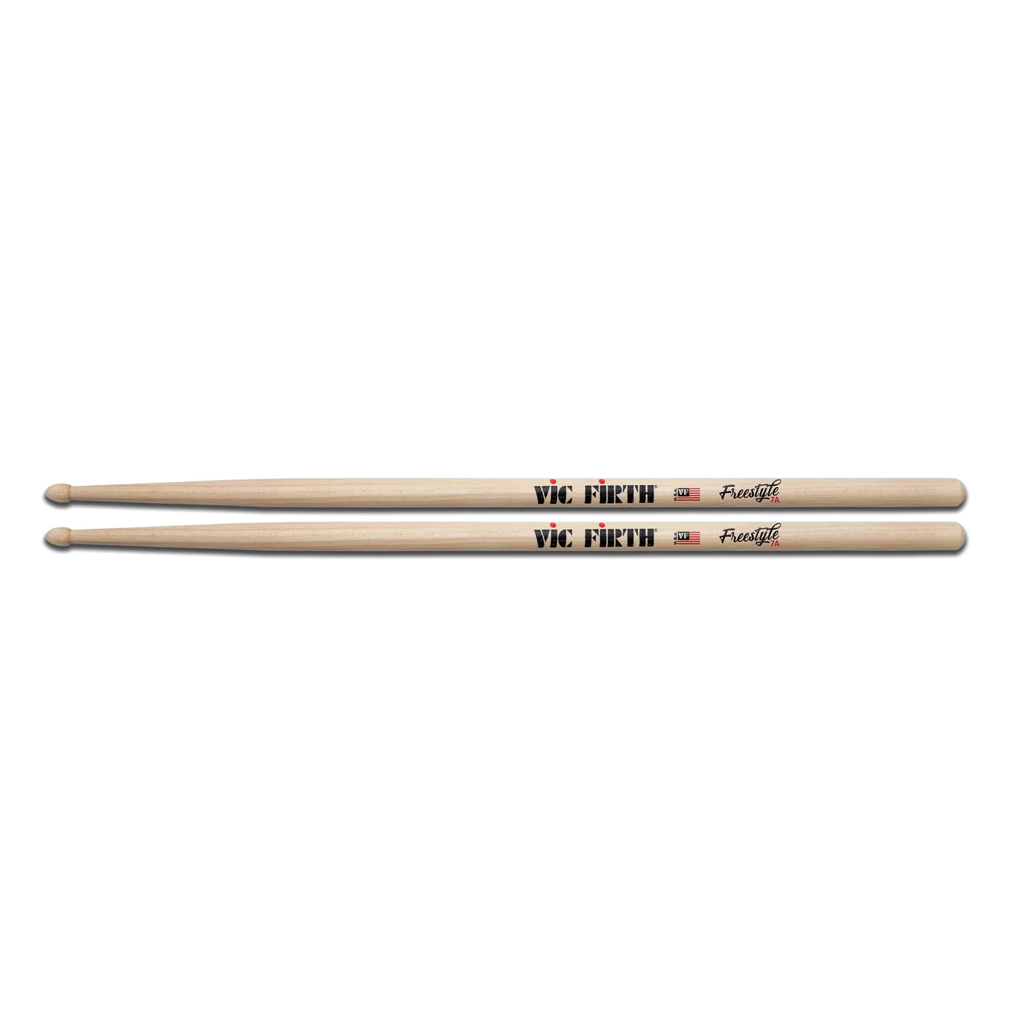 Vic Firth FS7A American Concept Freestyle 7A Drumsticks | 43.18cm (17") Hickory Wood — Natural