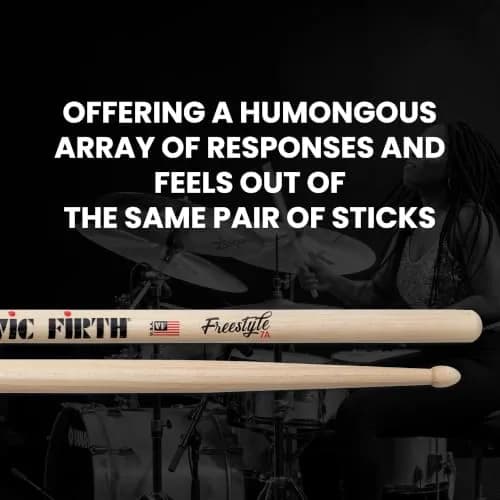 Vic Firth FS7A American Concept Freestyle 7A Drumsticks | 43.18cm (17") Hickory Wood thumbnail 9
