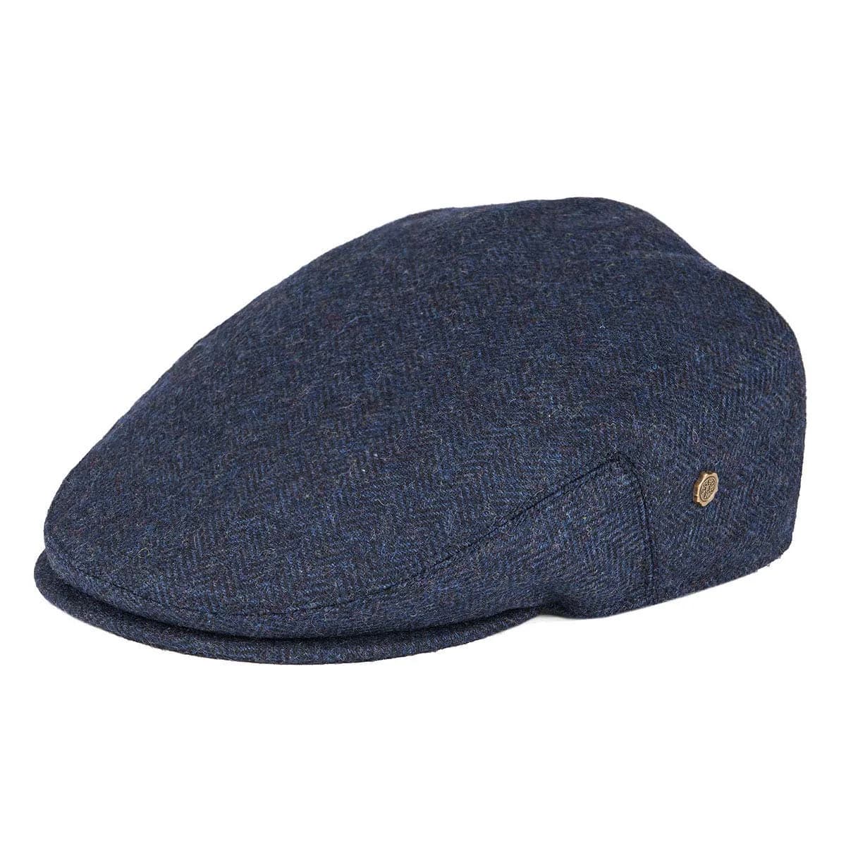 VOBOOM Men Wool Blend Flat Ivy Gatsby Hat Newsboy Cap (Navy, 7 3/8) | Classic Wool Blend Newsboy Cap for Men — Navy