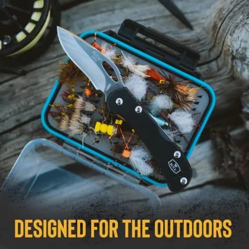 Buck Knives 726 Mini Spitfire EDC Pocket Knife, Black, 2.1 oz | Compact, Durable, Made in USA thumbnail 3