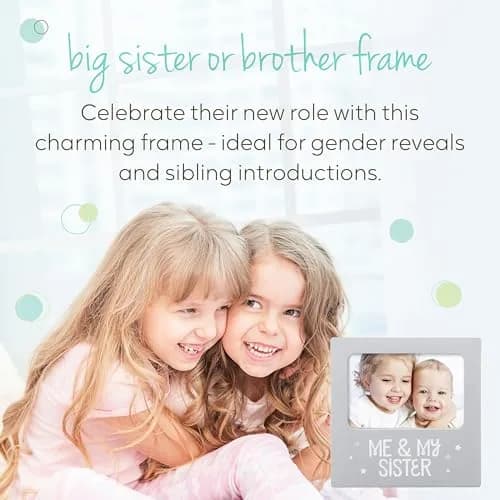 Tiny Ideas Me & My Sister Sibling Photo Frame 19 cm (7.25 in) | Cherish Sibling Bond thumbnail 5