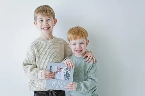 Tiny Ideas Me and My Brother Photo Frame 19.4cm (7.6in) | Celebrate Sibling Love thumbnail 8