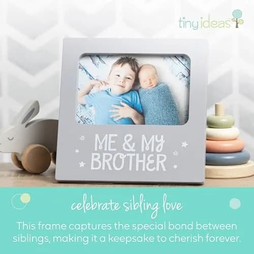Tiny Ideas Me and My Brother Photo Frame 19.4cm (7.6in) | Celebrate Sibling Love thumbnail 2