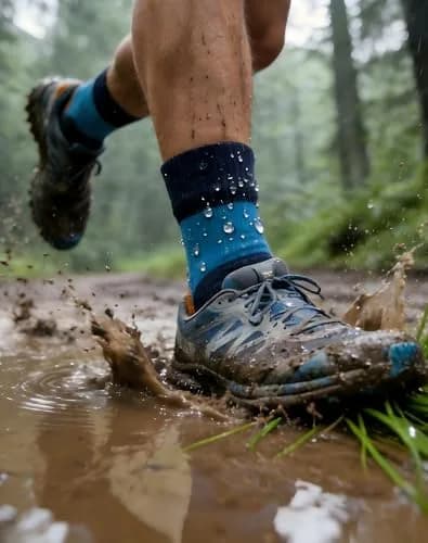 RANDY SUN Waterproof Outdoor Socks Medium | Waterproof & Breathable Hiking Socks thumbnail 2