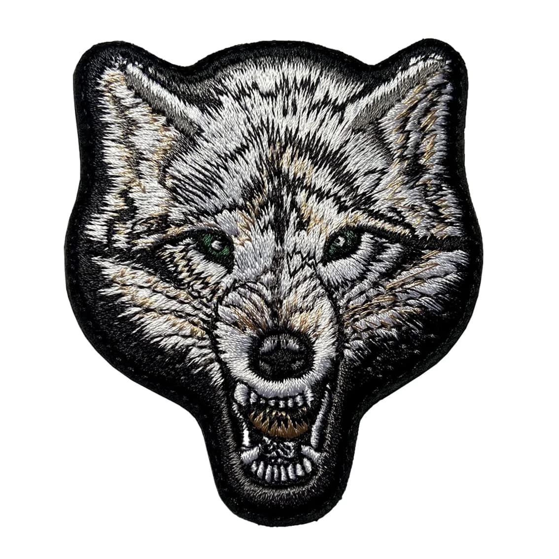 EHOPE Bear Patch Embroidered Armbands Badge 3" x 3.15" | Durable, Washable, High-Quality — Wolf