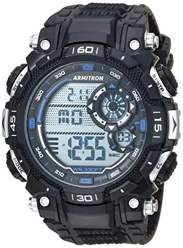 Armitron Sport Men's 40/8397BBK Digital Chronograph 52.5mm | Water-Resistant 100m thumbnail 1
