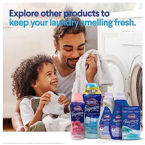 Clorox Fraganzia Laundry Scent Booster Crystals Spring Scent 1060 g (2 x 18 Oz) | Infuses Clothes with Long-Lasting Spring Fragrance thumbnail 7