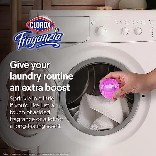 Clorox Fraganzia Laundry Scent Booster Crystals Spring Scent 1060 g (2 x 18 Oz) | Infuses Clothes with Long-Lasting Spring Fragrance thumbnail 3