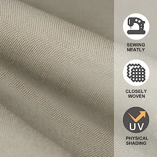 EliteShade 9ft Patio Umbrella Replacement Canopy Cover Beige | 2.74m (9ft) UV Protective Polyester for 8 Rib Frames thumbnail 7
