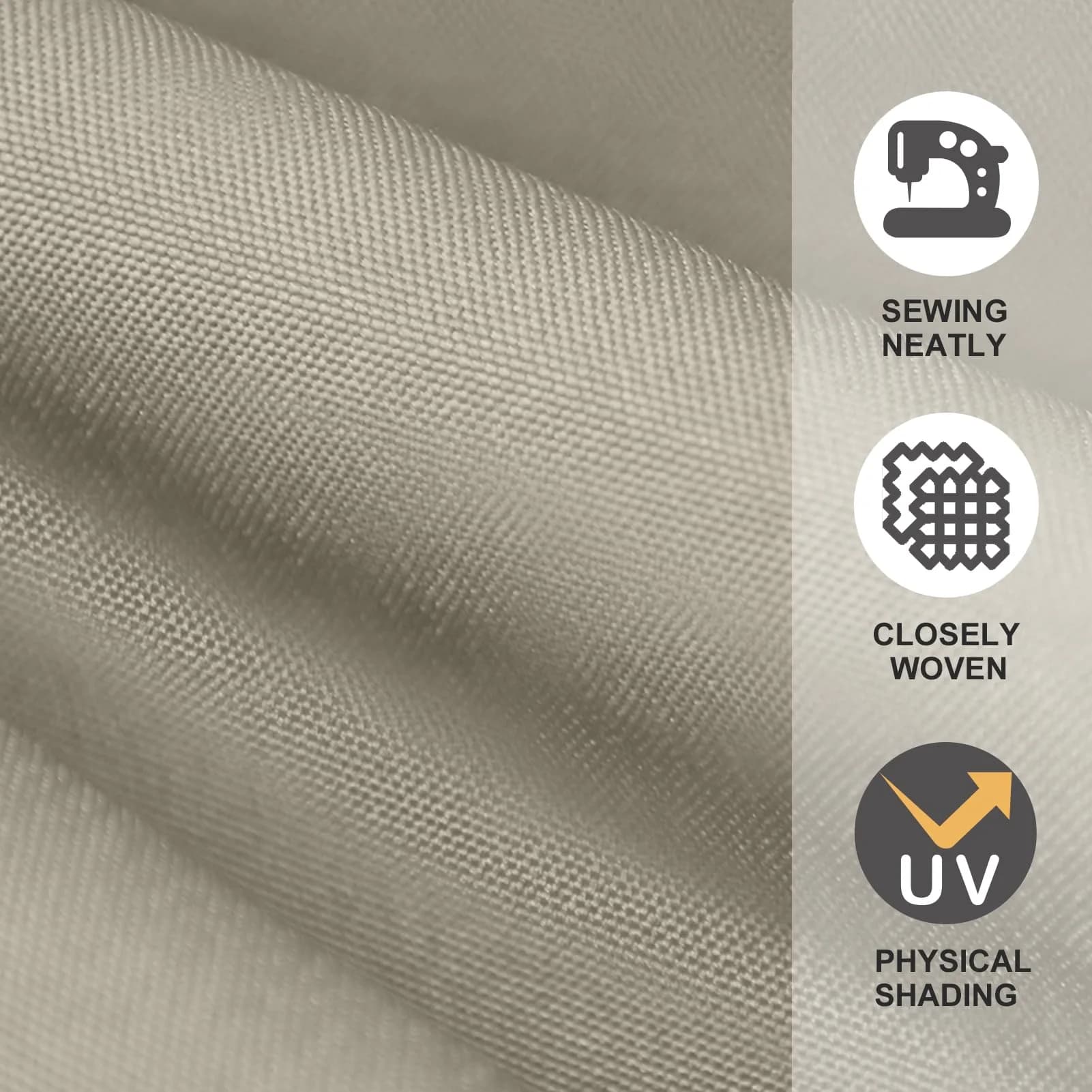 EliteShade 9ft Patio Umbrella Replacement Canopy Cover Beige | 2.74m (9ft) UV Protective Polyester for 8 Rib Frames - view 7