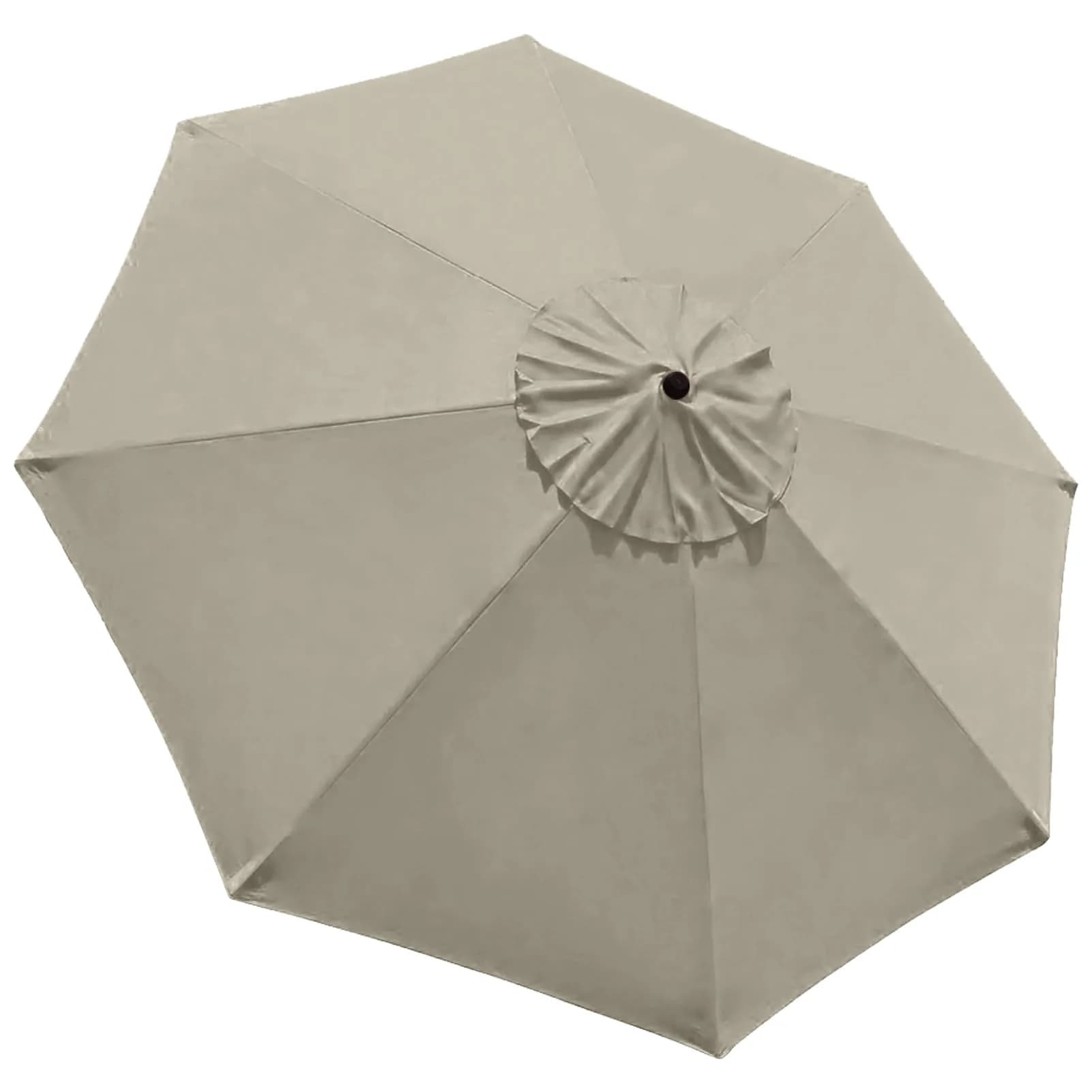 EliteShade 9ft Patio Umbrella Replacement Canopy Cover Beige | 2.74m (9ft) UV Protective Polyester for 8 Rib Frames - view 9