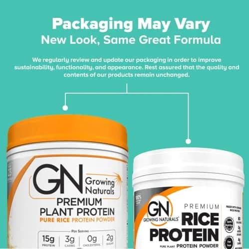 Growing Naturals Organic Rice Protein Powder, Chocolate Power, 16.8 Oz | Vegan & Non-GMO thumbnail 9