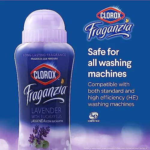 Clorox Fraganzia Scent Booster Crystals Lavender Eucalyptus Twin 36 Oz | Infuses Laundry with Long-Lasting Fragrance thumbnail 5