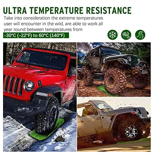 BUNKER INDUST Off Road Traction Boards 2 Pcs Short Recovery Track Traction Mats 63.5cm (25.19in) | For 4WD Mud, Sand, Snow Ramps thumbnail 6