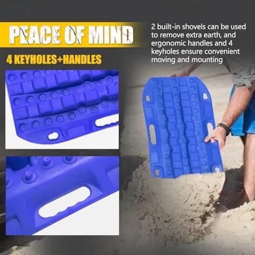 BUNKER INDUST Off-Road Traction Boards 2 Pcs Recovery Tracks 61cm (24in) | Traction Mats for Mud, Sand, Snow thumbnail 4